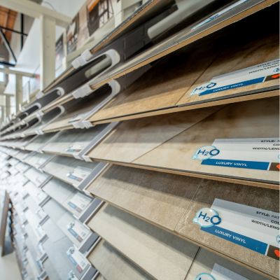 Greer Flooring luxury vinyl showroom in Greer & Easley, SC